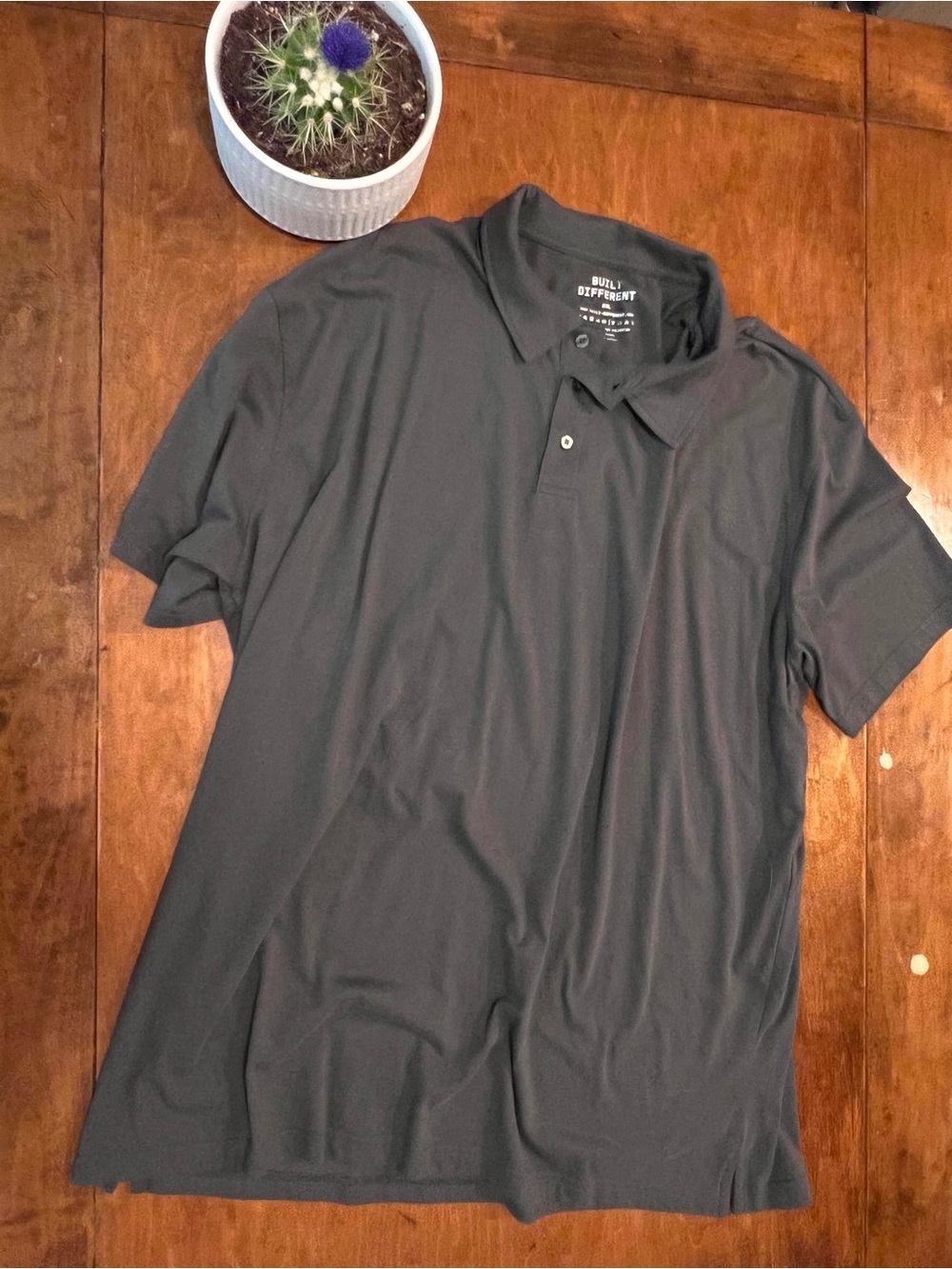 Built Different Black Performance Polo Shirt Men’s 3XL Athletic Golf Casual